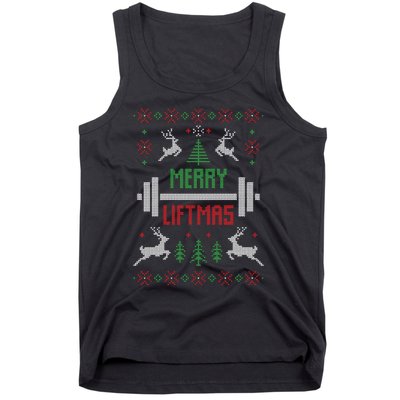 Merry Liftmas Ugly Christmas Tank Top