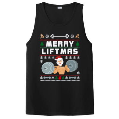 Merry Liftmas Ugly Christmas PosiCharge Competitor Tank