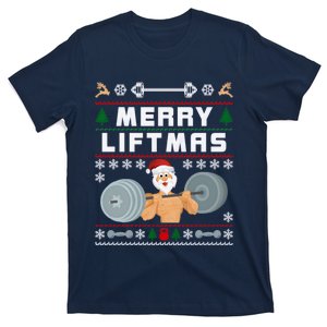 Merry Liftmas Ugly Christmas T-Shirt