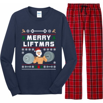 Merry Liftmas Ugly Christmas Long Sleeve Pajama Set