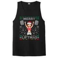 Merry Liftmas Ugly Christmas Sweater Miss Santa Gym Workout PosiCharge Competitor Tank