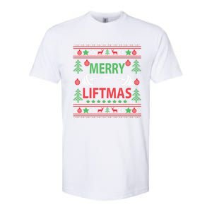 Merry Liftmas Ugly Christmas Gym Workout Cool Gift Softstyle CVC T-Shirt