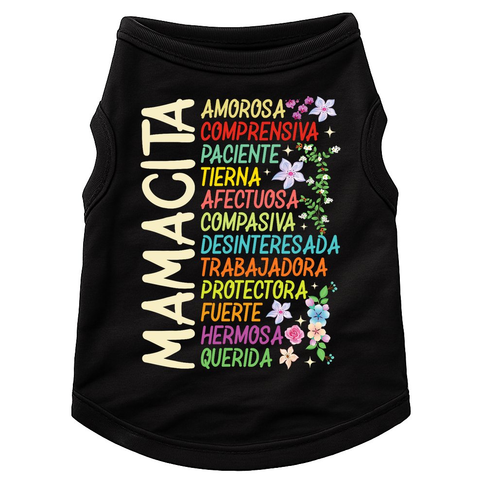Mother Loving Understanding Patient I Love Mom Mother's Day  Doggie Tank
