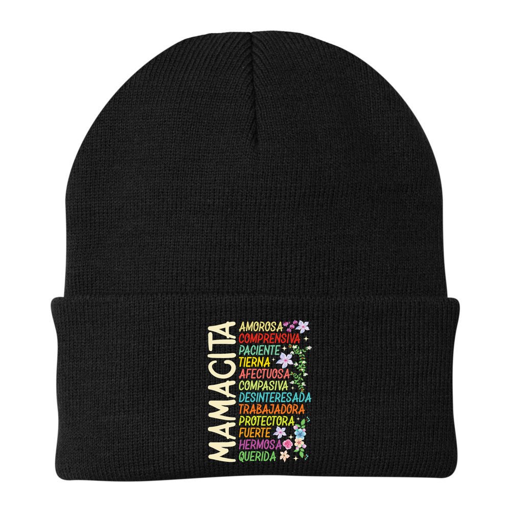 Mother Loving Understanding Patient I Love Mom Mother's Day  Beanie