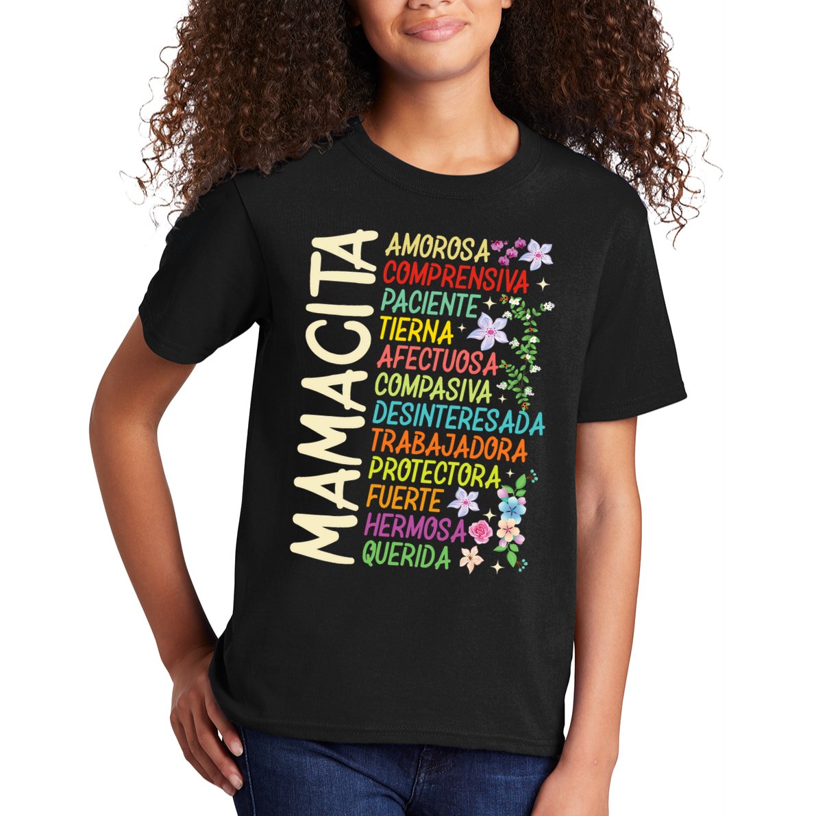 Mother Loving Understanding Patient I Love Mom Mother's Day  Kids T-Shirt