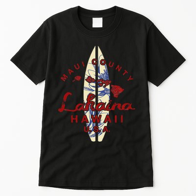 MAUI Lahaina Vintage Hawaiian Islands Hawaii Tall T-Shirt