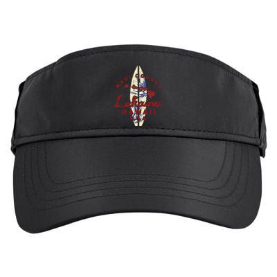MAUI Lahaina Vintage Hawaiian Islands Hawaii Adult Drive Performance Visor