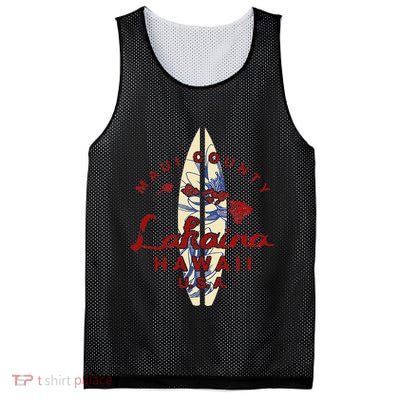 MAUI Lahaina Vintage Hawaiian Islands Hawaii Mesh Reversible Basketball Jersey Tank