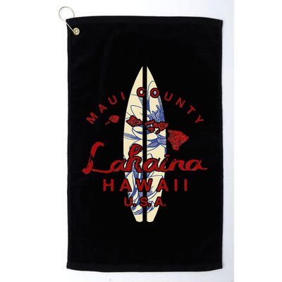 MAUI Lahaina Vintage Hawaiian Islands Hawaii Golf Towel