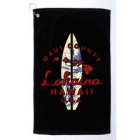 MAUI Lahaina Vintage Hawaiian Islands Hawaii Golf Towel