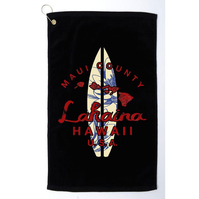 MAUI Lahaina Vintage Hawaiian Islands Hawaii Golf Towel