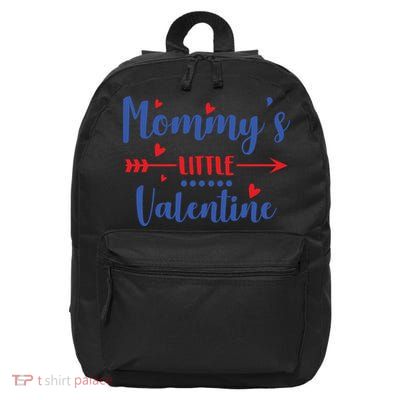 Mommy's Little Valentine Cute Holiday 16 in Basic Backpack