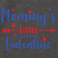 Mommy's Little Valentine Cute Holiday Vector Backpack