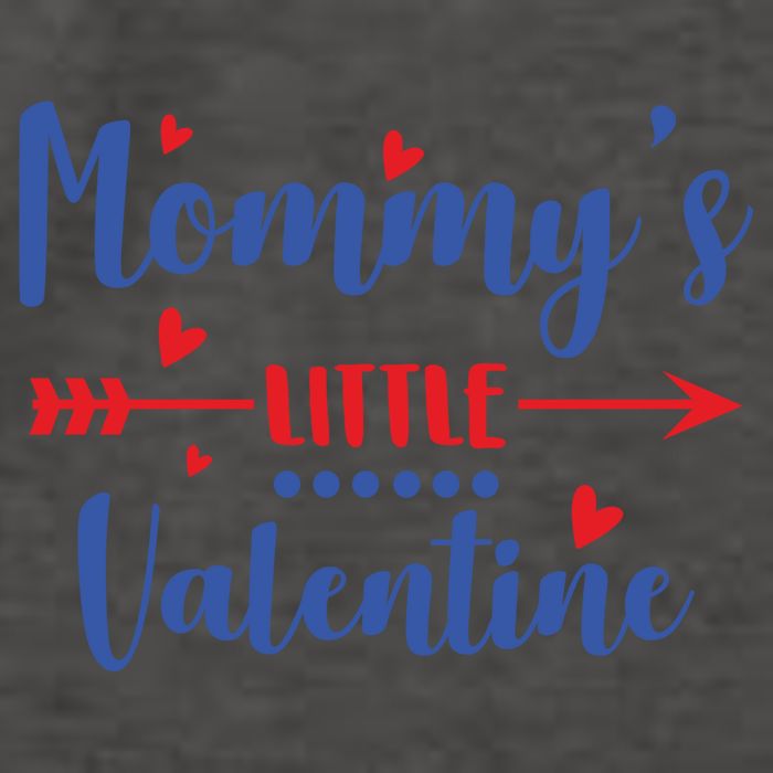 Mommy's Little Valentine Cute Holiday Vector Backpack