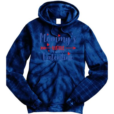 Mommy's Little Valentine Cute Holiday Tie Dye Hoodie