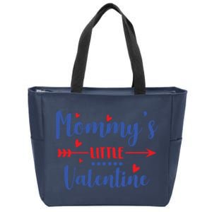 Mommy's Little Valentine Cute Holiday Zip Tote Bag