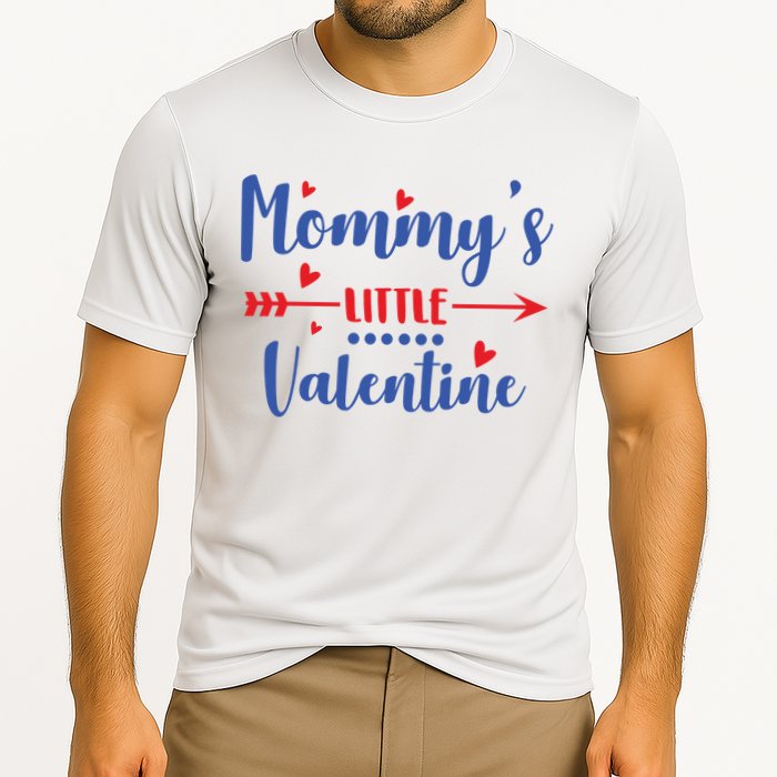 Mommy's Little Valentine Cute Holiday Cooling Performance Crew T-Shirt