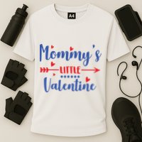 Mommy's Little Valentine Cute Holiday Cooling Performance Crew T-Shirt