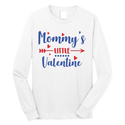 Mommy's Little Valentine Cute Holiday Long Sleeve Shirt