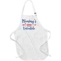 Mommy's Little Valentine Cute Holiday Full-Length Apron With Pockets