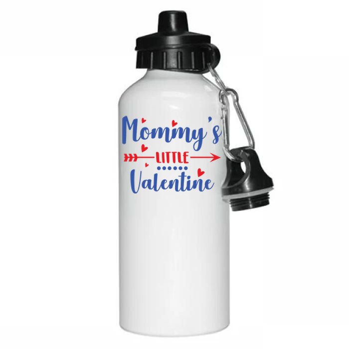 Mommy's Little Valentine Cute Holiday Aluminum Water Bottle