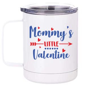 Mommy's Little Valentine Cute Holiday 12 oz Stainless Steel Tumbler Cup