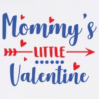 Mommy's Little Valentine Cute Holiday Flatbill Hat