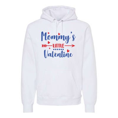 Mommy's Little Valentine Cute Holiday Premium Hoodie