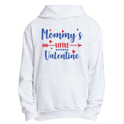 Mommy's Little Valentine Cute Holiday Urban Pullover Hoodie