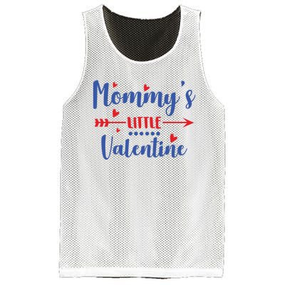 Mommy's Little Valentine Cute Holiday Mesh Reversible Basketball Jersey Tank