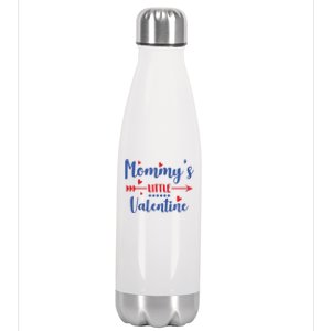 Mommy's Little Valentine Cute Holiday Stainless Steel Insulated Water Bottle