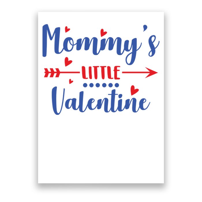 Mommy's Little Valentine Cute Holiday Poster