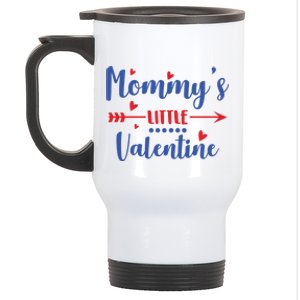 Mommy's Little Valentine Cute Holiday Stainless Steel Travel Mug