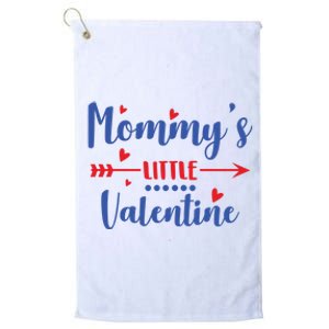 Mommy's Little Valentine Cute Holiday Platinum Collection Golf Towel