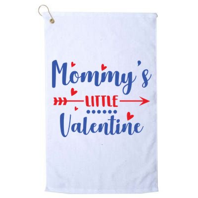 Mommy's Little Valentine Cute Holiday Golf Towel