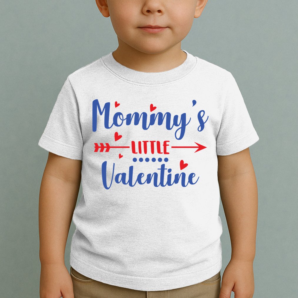 Mommy's Little Valentine Cute Holiday Toddler T-Shirt