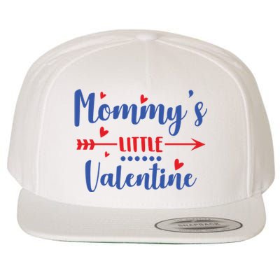 Mommy's Little Valentine Cute Holiday Wool Snapback Cap