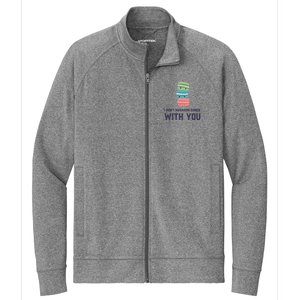 Macaroon Lovers Valentine's Day Gift Stretch Full-Zip Cadet Jacket