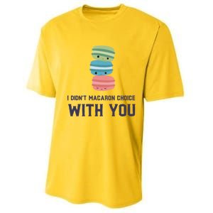 Macaroon Lovers Valentine's Day Gift Performance Sprint T-Shirt