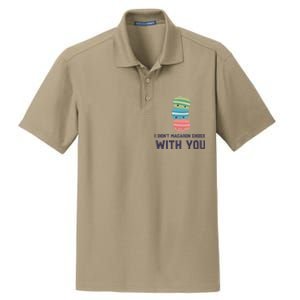 Macaroon Lovers Valentine's Day Gift Dry Zone Grid Polo