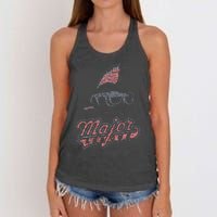 Major League Vintage Women's Knotted Racerback Tank