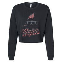 Major League Vintage Cropped Pullover Crew