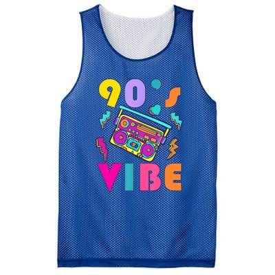 Music Lover Vintage 90s Vibe 90s I Heart The Nineties Mesh Reversible Basketball Jersey Tank