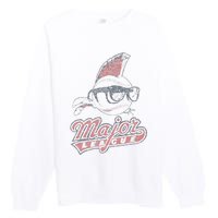 Major League Vintage Logo Premium Crewneck Sweatshirt