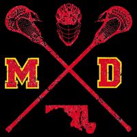 Maryland Lacrosse Vintage Md Lax Weathered Kids T-Shirt