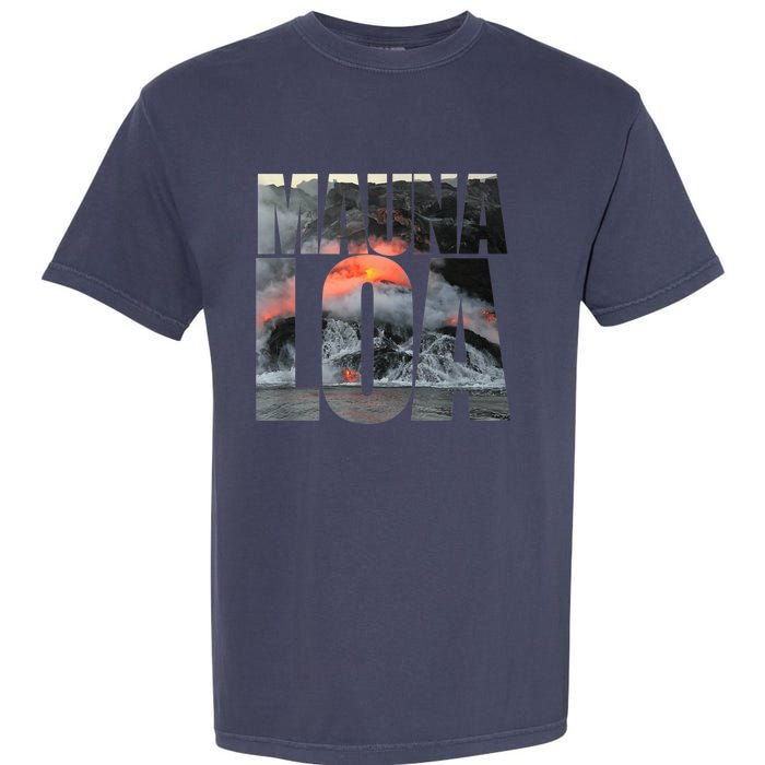 Mauna Loa Volcano Eruption Tourism Souvenir Garment-Dyed Heavyweight T-Shirt