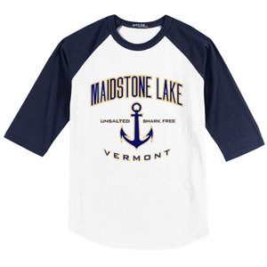 Maidstone Lake Vt Baseball Sleeve Shirt