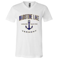 Maidstone Lake Vt V-Neck T-Shirt