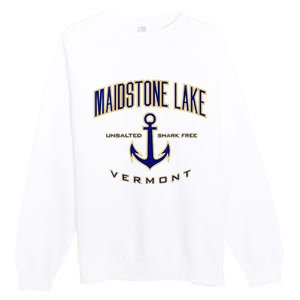 Maidstone Lake Vt Premium Crewneck Sweatshirt