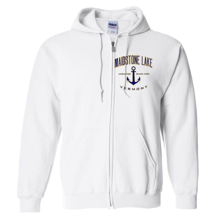 Maidstone Lake Vt Full Zip Hoodie